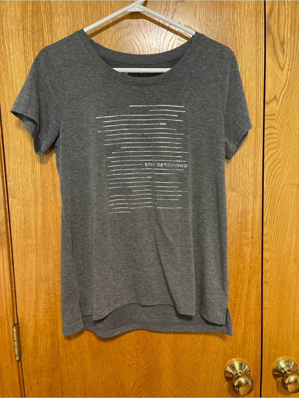 Xersion Gray Short-Sleeve Graphic Tee